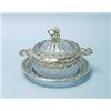 Image 1 : An unusual antique French silver mounted cut...