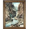Image 1 : Colored advertising litho for Burlington Route