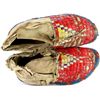Image 1 : 1870-1880's Sioux moccasins with quill tops,
