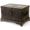 Image 1 : Great early iron strong box with wonderful old