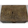 Image 2 : Great early iron strong box with wonderful old