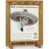 Image 1 : Counter top Dobbs Hat advertiser in original ranch