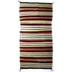 Vintage Navajo rug or double saddle blanket
