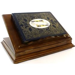 Deluxe leather bound "Steel Canvas" by R.L. Wilson