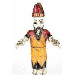 19th Century Mexican Santos carved from Cottonwood