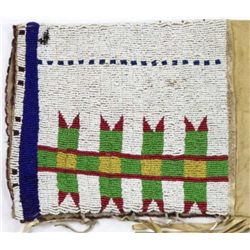 Pair Sioux beaded leggings