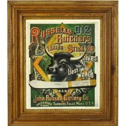 Russell's Butchers Skinning & Sticking Knives