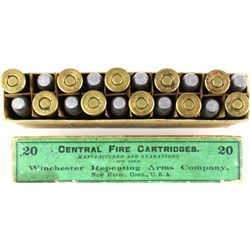 Full box 1890's Winchester Ammo 38-55.
