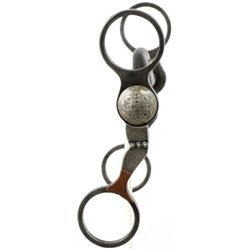 Lady leg curb bit by Donald Pierce, cheeks 6" long