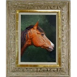 "Scarab" original oil on canvas by CA Bill Owen