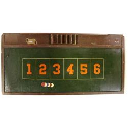 Antique Deadwood table top gambling board