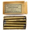 Image 1 : Full correct box Winchester 25-25 Stevens ammo.