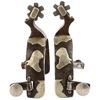 Image 1 : Chuck Bell marked horse head spurs