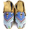 Image 1 : Northern Plains fully beaded moccasins