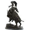 Image 2 : Large buffalo horse bronze originally by Frederick