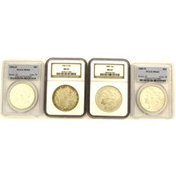 Collection of 4 Moran Silver Dollars