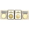 Image 1 : Collection of 4 Moran Silver Dollars