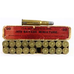 Full correct box 303 Savage Miniature