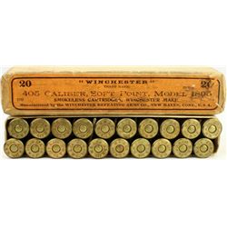 Full correct box 405 cal. Soft Point Model 1895