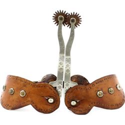 Minty pair Buermann star stamped spurs