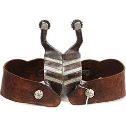 E.F. Blanchard Yucca Ariz stamped spurs