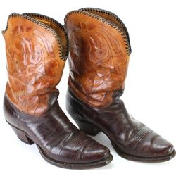 Fine pair vintage cowboy boots by Nocona
