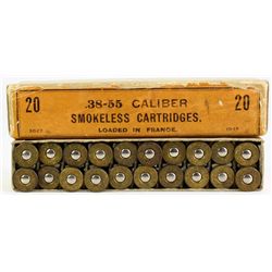 Winchester .38-55 loaded in France full correct.