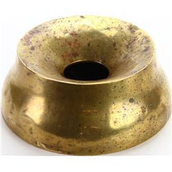 Heavy antique 2 piece spittoon removable top