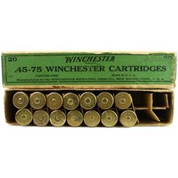 Winchester 45-75 ammo for 1876, 14 rounds,