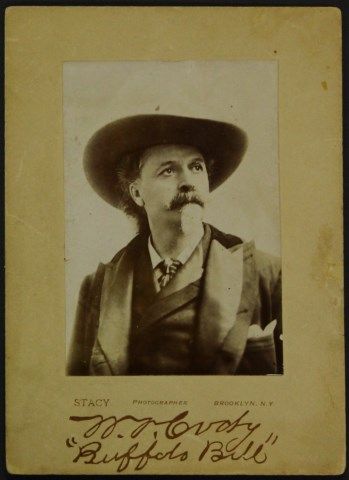 Original Buffalo Bill Cody signed cabinet card
