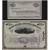 Image 1 : Collection of 2 early mining stock certificates