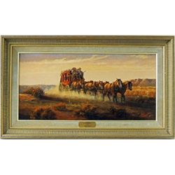 "The 29th Mile" original oil on board