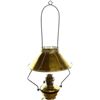 Image 1 : Antique brass hanging saloon style lamp