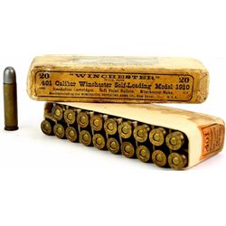 Winchester 401 SL full correct ammo.