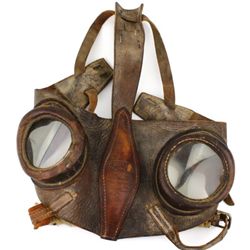 Vintage race horse mask / goggles stamped