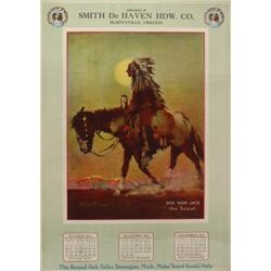 Original 1915 calendar advertiser for Round