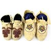 Image 1 : Collection of 2 pair childs moccasins