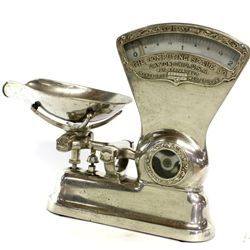 Nickel plated candy scale counter top model