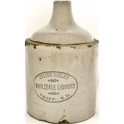 Scarce Julius Sieler Wholesale Liquors jug