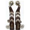 Image 1 : Crockett Rinalde stamped single mount spurs