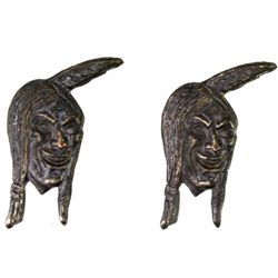 C. 1950's matched pair Indian Motorcycle