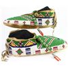 Image 1 : C. 1880's-1890's fully beaded Sioux moccasins
