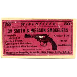 Winchester 38 S&W Smokeless full ammo.