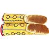Image 1 : High top Apache moccasins 9" tall, beaded on soft