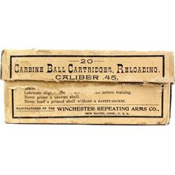 Winchester 45 carbine 11 loaded 9 empty