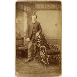 Early original cabinet card from Deadwood SD