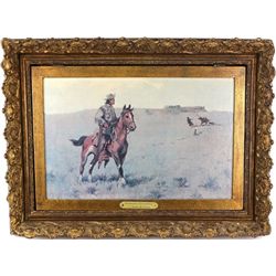 1970's double framed reproduction Russell print