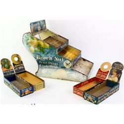 Vintage counter top display tin litho Beech Nut