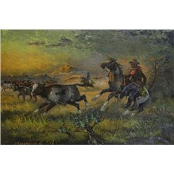 Untitled JA Kirkpatrick oil on canvas
