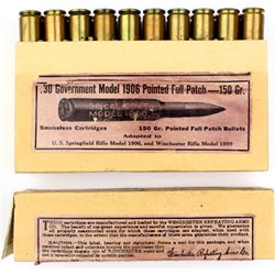 Winchester 30 Government Model 1906 ammo